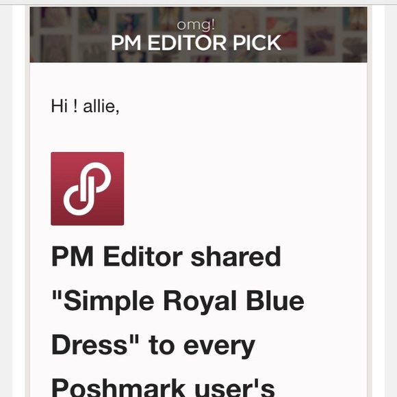 🎉Editor Pick🎉 Simple Royal Blue Dress - Picture 3 of 3