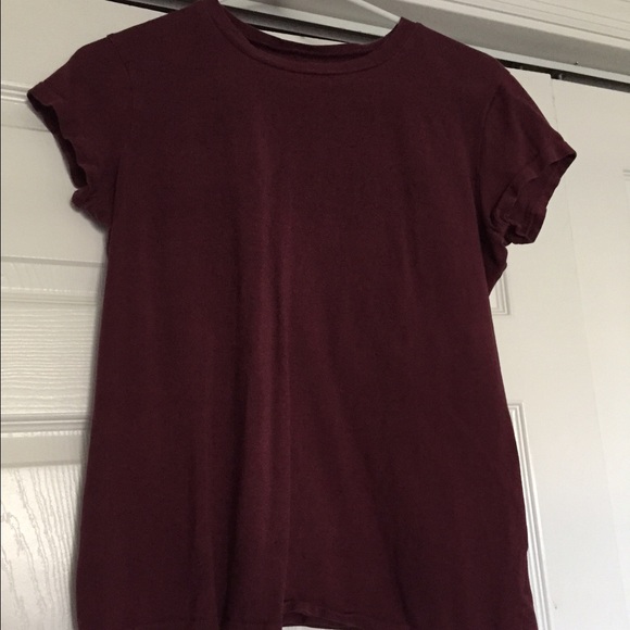 Maroon crew neck