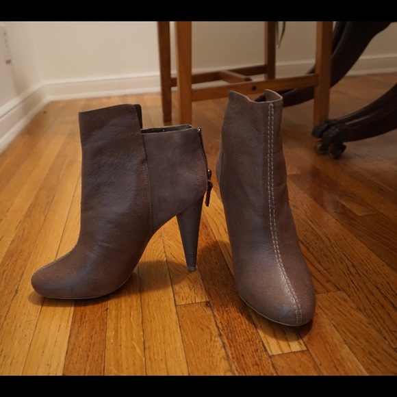 BCBGMaxAzria grey booties