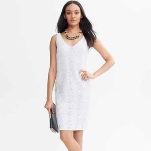 ⭐️reserved NWT Banana Republic white lace dress