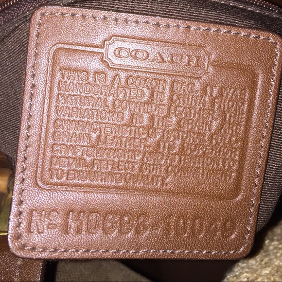 Authentic Classic leather Coach bag - Picture 4 of 4