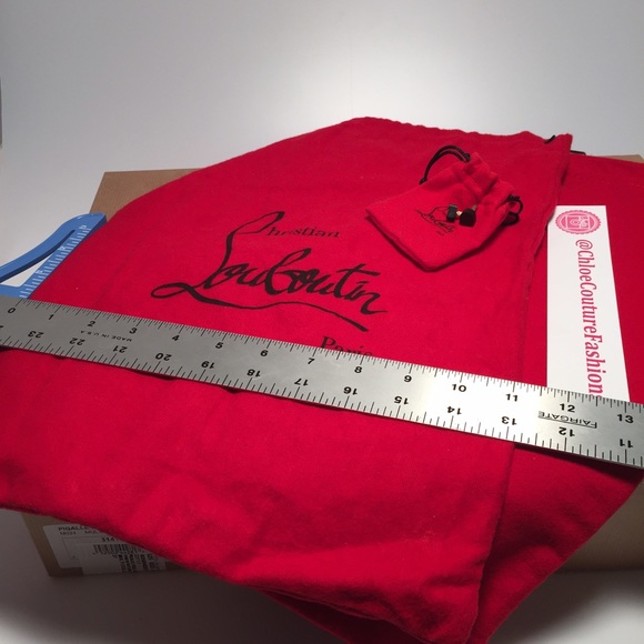 Bundle - 2 dust bags and heel taps Louboutin