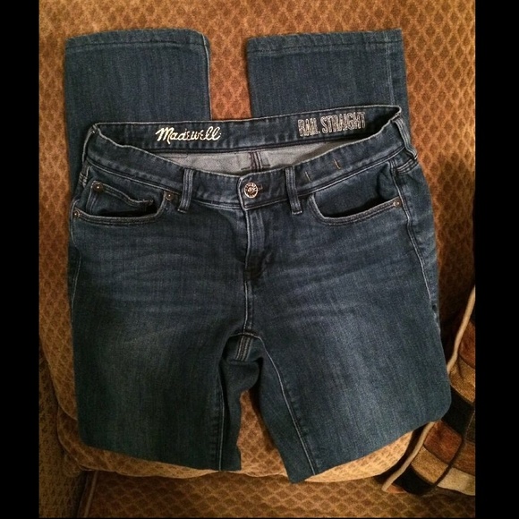 Madewell Rail Straight Jeans size 28