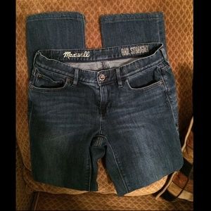 Madewell Rail Straight Jeans size 28