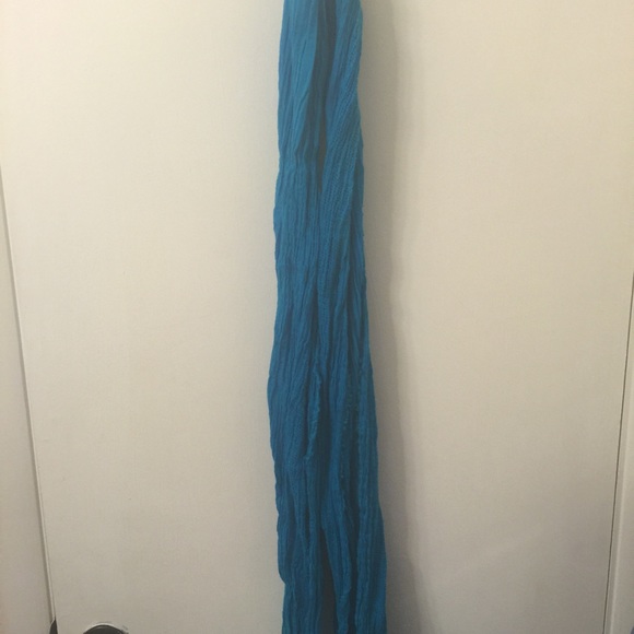 Turquoise scarf