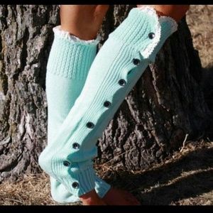 Mint leg warmers