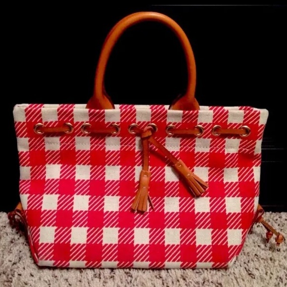 NEW DOONEY & BOURKE "Red Picnic" STYLE HANDBAG