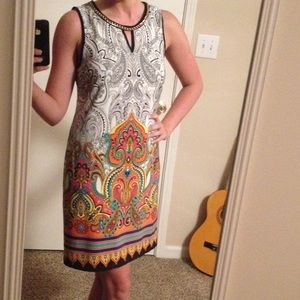 Patterned business dress