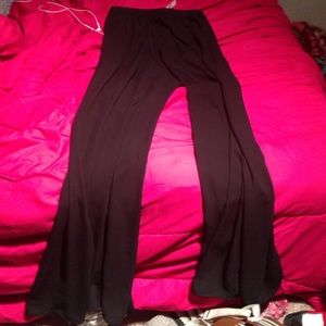 Leave The Night On Palazzo Pants: Black