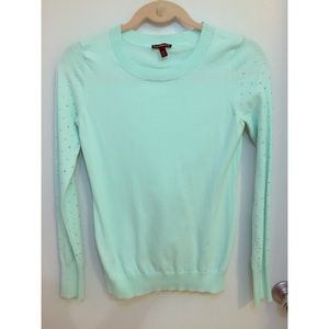 Express Embellished Long-Sleeve Shirt