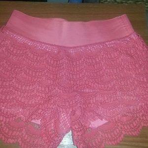 Lace shorts