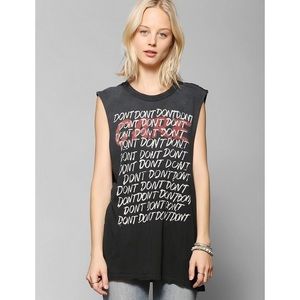 UNIF Don't Care muscle tee