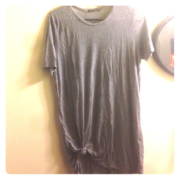 Grey T-shirt dress!
