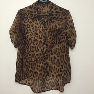 NWOT! Cheetah print shirt