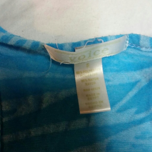 Blue Racerback Tank Top S - Picture 4 of 4