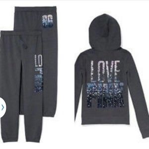 Victoria  secret pink ombre campus style RARE