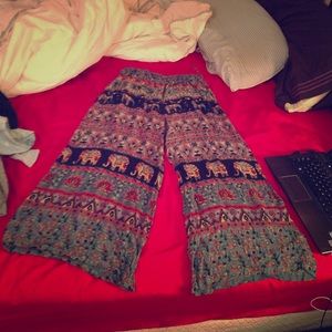 Wide leg lounge pants