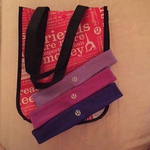Three lululemon headbands!