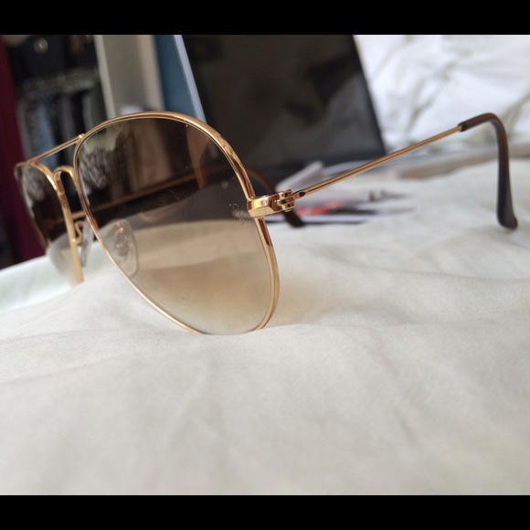 Ray Ban Aviator Brown Lens - Picture 3 of 4