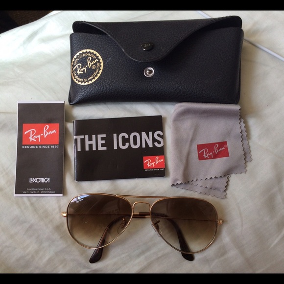 Ray Ban Aviator Brown Lens - Picture 4 of 4