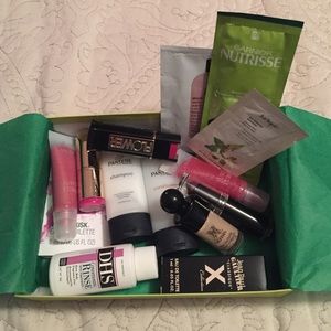 Birchbox full of various samples