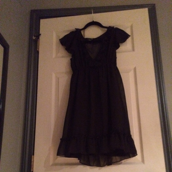 Forever 21 Polka Dot Dress Black and White