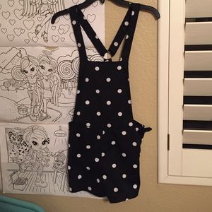 Polka Dot Overalls