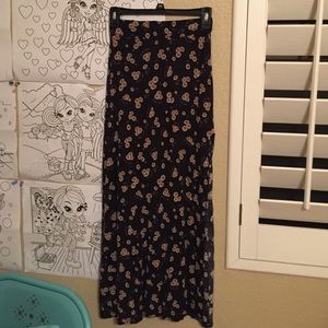 Brandy Melville sunflower maxi skirt