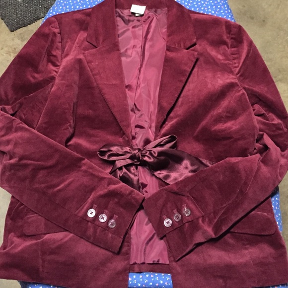 Burgundy jacket