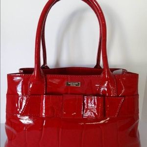 Kate Spade Red Patent Leather Tote