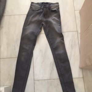 J Brand super skinny jeans in Onyx