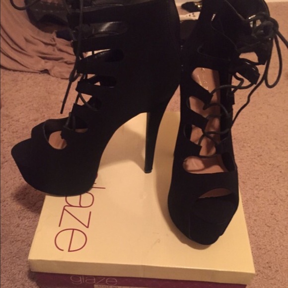 Black bootie boots brand new