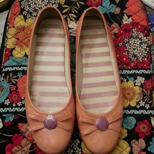 Coach Collins Pink Flats 8.5