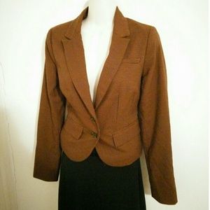 Brown and Black Forever21 Blazer