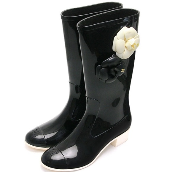 Chanel Rain Boots