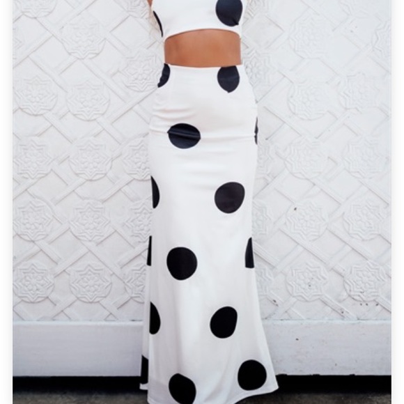 *SOLD* Sabo skirt Madeira polka dot set size small - Picture 4 of 4