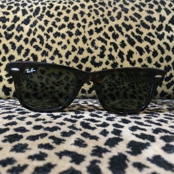 Dark tortoise shell wayfarers