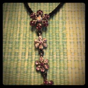 🔴SOLD🔴Purple Flowers necklace