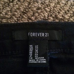SOLD Forever 21 size 27 skinny jeans