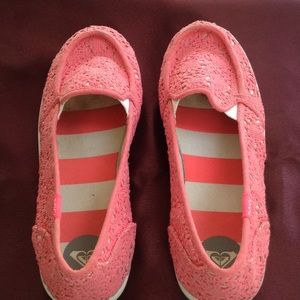 Pink crochet Roxy slip one