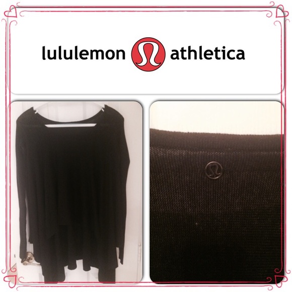 Lululemon sweater poncho