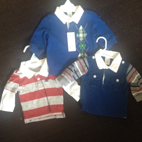 Gymboree baby boy long sleece t-shirts