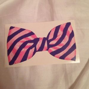 Bow sticker
