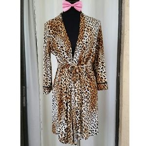 Leopard Print Robe by Studio Donatella
