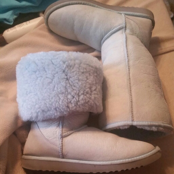 Womens baby blue tall uggs