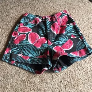 American Apparel Watermelon Shorts