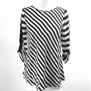 Bcbg Striped open back top