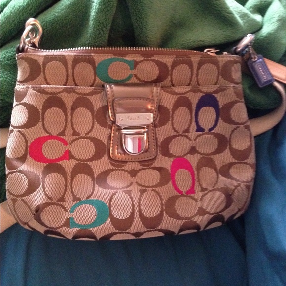 Like new coach cross body purse