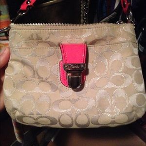Coach cross body purse