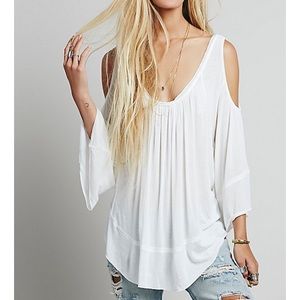 Free People off the shoulder tunic top